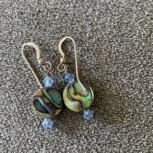 Abalone earrings